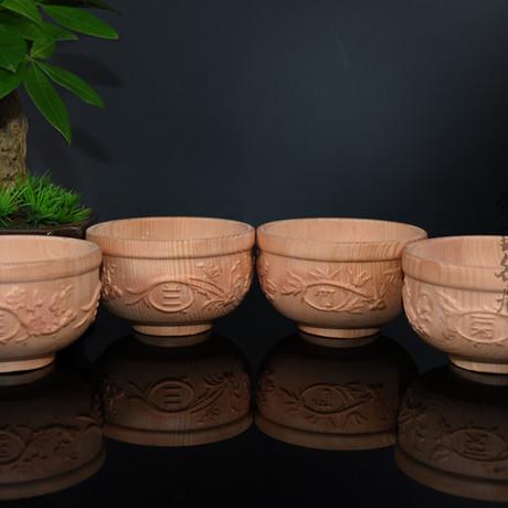无漆无蜡，天然健康——红豆杉精雕餐具，品味生活中的匠心艺术